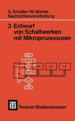 Cover Nachrichtenverarbeitung Entwurf von Schaltwerken mit Mikroprozessoren (eBook, PDF)