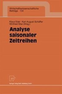 Analyse saisonaler Zeitreihen (eBook, PDF)