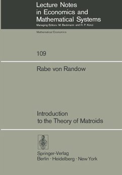 Cover Introduction to the Theory of Matroids (eBook, PDF)
