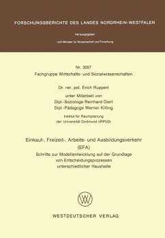 Cover Einkauf-, Freizeit-, Arbeits- und Ausbildungsverkehr (EFA) (eBook, PDF)