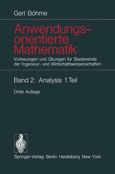 Anwendungsorientierte Mathematik (eBook, PDF) Anwendungsorientierte Mathematik (eBook, PDF)
