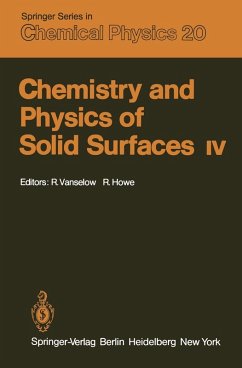 Cover Chemistry and Physics of Solid Surfaces IV (eBook, PDF)