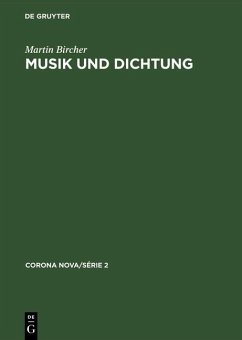 Cover Musik und Dichtung (eBook, PDF)