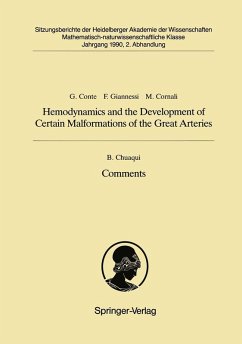 Hemodynamics and the Development of Certain Malformations of the Great Arteries. Comment (eBook, PDF) - Conte, Guiseppe; Giannessi, Francesco; Cornali, Mario