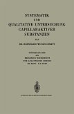 Systematik und Qualitative Untersuchung Capillaraktiver Substanzen (eBook, PDF)
