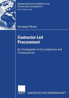 Contractor-Led Procurement (eBook, PDF) - Winter, Christoph