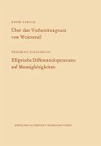 Über den Vorbereitungssatz von Weierstraß / Elliptische Differentialoperatoren auf Mannigfaltigkeiten (eBook, PDF)