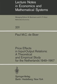 Price Effects in Input-Output Relations: A Theoretical and Empirical Study for the Netherlands 1949-1967 (eBook, PDF) - Boer, P. M. C. De