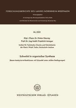 Schwefel in organischer Synthese (eBook, PDF) - Neuray, Dieter