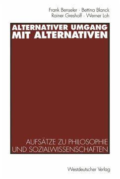 Alternativer Umgang mit Alternativen (eBook, PDF) Cover Alternativer Umgang mit Alternativen (eBook, PDF)