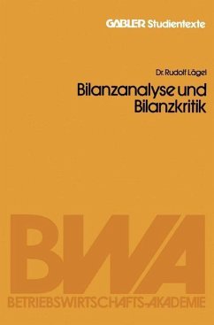 Bilanzanalyse und Bilanzkritik (eBook, PDF) - Lägel, Rudolf