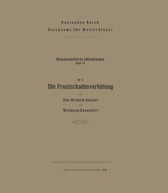Die Frostschadenverhütung (eBook, PDF) - Kessler, Otto Wilhelm; Kaempfert, Wolfgang