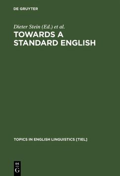 Cover Towards a Standard English (eBook, PDF)