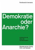 Demokratie oder Anarchie? (eBook, PDF)