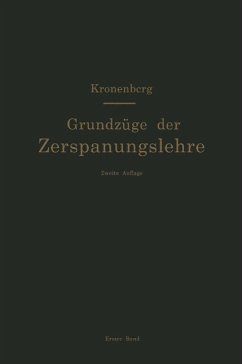 Cover Grundzüge der Zerspanungslehre. Theorie und Praxis der Zerspanung für Bau und Betrieb von Werkzeugmaschinen (eBook, PDF)