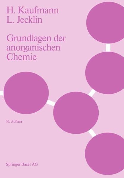 Grundlagen der anorganischen Chemie (eBook, PDF)