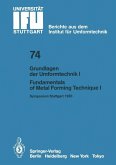 Grundlagen der Umformtechnik - Stand und Entwicklungstrends / Fundamentals of Metal Forming Technique-State and Trends (eBook, PDF)
