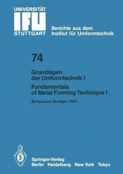 Grundlagen der Umformtechnik - Stand und Entwicklungstrends / Fundamentals of Metal Forming Technique-State and Trends (eBook, PDF) - Lange, K.