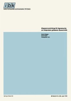 Cover Einspannvorrichtung für Zugversuche an Holzproben grösseren Querschnitts (eBook, PDF)