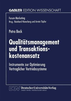 Qualitätsmanagement und Transaktionskostenansatz (eBook, PDF)