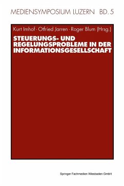 Steuerungs- und Regelungsprobleme in der Informationsgesellschaft (eBook, PDF)
