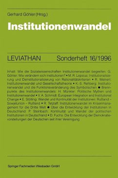 Institutionenwandel (eBook, PDF)