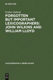 Forgotten But Important Lexicographers: John Wilkins and William Lloyd (eBook, PDF)