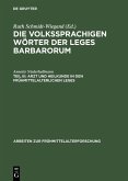 Arzt und Heilkunde in den frühmittelalterlichen Leges (eBook, PDF)