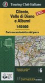 Cilento, Vallo di Diano e Alburni 1:50.000. Carta escursionistica del parco Cilento, Vallo di Diano e Alburni 1:50.000. Carta escursionistica del parco