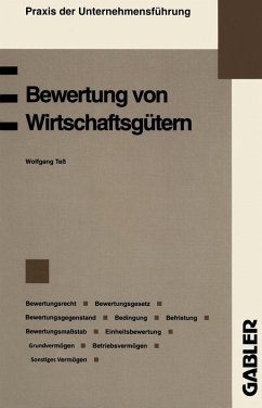 Bewertung von Wirtschaftsgütern (eBook, PDF) - Teß, Wolfgang