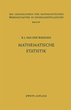 Mathematische Statistik (eBook, PDF) - Waerden, Bartel L. Van Der