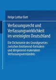 Verfassungsrecht und Verfassungswirklichkeit im vereinigten Deutschland (eBook, PDF)