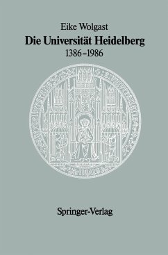 Die Universität Heidelberg 1386-1986 (eBook, PDF) - Wolgast, Eike