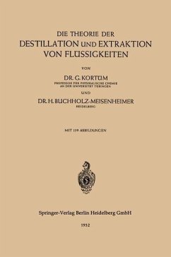 Cover Die Theorie der Destillation und Extraktion von Flüssigkeiten (eBook, PDF)