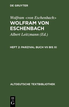 Parzival Buch VII bis XI (eBook, PDF) Cover Parzival Buch VII bis XI (eBook, PDF)