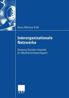 Interorganisationale Netzwerke (eBook, PDF) - Kröll, Anna-Martina