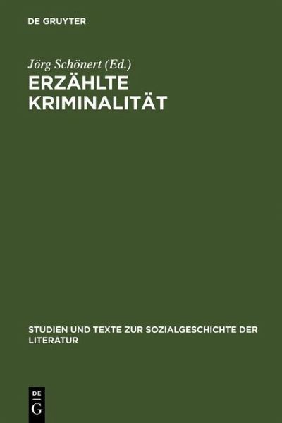 Erzählte Kriminalität (eBook, PDF)