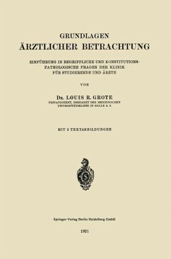 Cover Grundlagen Ärztlicher Betrachtung (eBook, PDF)
