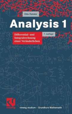 Analysis 1 (eBook, PDF) - Forster, Otto
