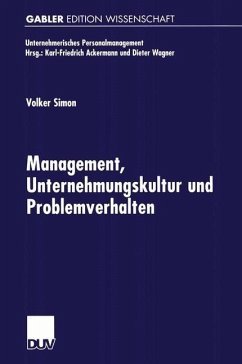 Management, Unternehmungskultur und Problemverhalten (eBook, PDF) - Simon, Volker