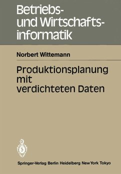 Cover Produktionsplanung mit verdichteten Daten (eBook, PDF)
