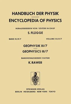Geophysik III / Geophysics III (eBook, PDF) - Schmidtke, G.; Suchy, K.; Rawer, K.
