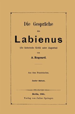 Cover Die Gespräche des Labienus (eBook, PDF)