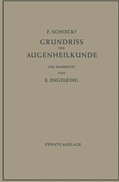 F. Schiecks Grundriss der Augenheilkunde für Studierende (eBook, PDF) - Engelking, Ernst