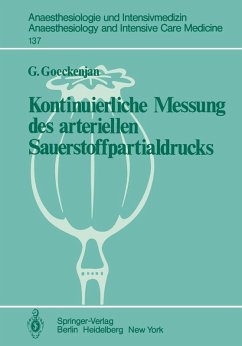 Kontinuierliche Messung des arteriellen Sauerstoffpartialdrucks (eBook, PDF) - Goeckenjan, G.
