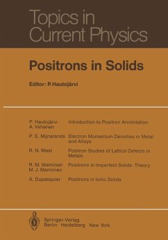 Cover Positrons in Solids (eBook, PDF)