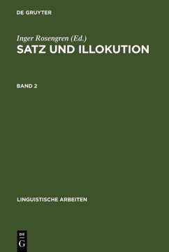 Cover Satz und Illokution (eBook, PDF)