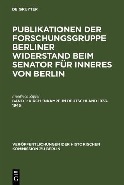 Kirchenkampf in Deutschland 1933-1945 (eBook, PDF) - Zipfel, Friedrich