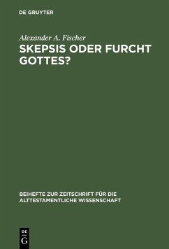 Cover Skepsis oder Furcht Gottes? (eBook, PDF)