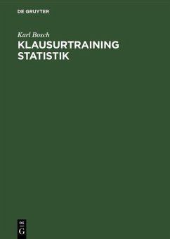 Klausurtraining Statistik (eBook, PDF) - Bosch, Karl